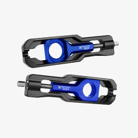 Bonamici Racing Aluminium chain adjuster Kawasaki ZX-6R - BLUE