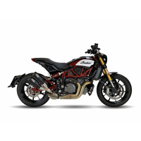 IXIL SLIP ON - DUAL RACE XTREM BLACK To Suit INDIAN FTR 1200 - FTR 1200 S 18-21