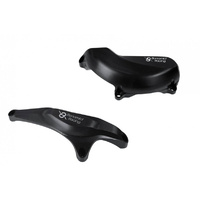 Bonamici Racing Engine Cover Protection Kit To Suit Ducati Panigale 1199/1299 2012-2018 (Black)