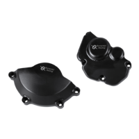 Bonamici Racing Engine Cover Protection Kit To Suit Kawasaki ZX-10R 2011 - Onwards (Black)