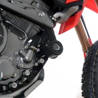 R&G Racing Crash Protectors - Aero Style To Suit Honda CRF300L '21- & CRF300 Rally '21- (Black)