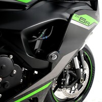 R&G Racing Aero Style (Non-Drill) Crash Protectors To Suit Kawasaki ZX6-R '24-