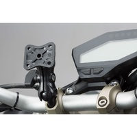SW-Motech GPS mount for M8 thread.1" ball with M8 screw, socket arm, GPS mount.(CPA.00.424.10200/B)