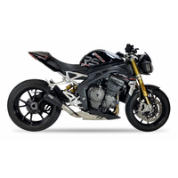 IXIL SLIP ON - RACE XTREM BLACK To Suit TRIUMPH SPEED TRIPLE 1200 RS / RR 21-24 (PB01) 
