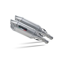GPR Exhaust To Suit  Ducati Multistrada 620 2005-2007, Furore-X Inox, Dual Homologated legal slip-on exhaust including removable db killers and link p
