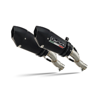 GPR Gpe Ann. Black titanium Exhaust To Suit Ducati Hypermotard 1100 -1100 Evo (2007-2012)