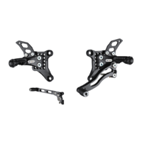Bonamici Racing Rearsets To Suit Ducati 848/1098/1198 2007 - 2011 (Black)