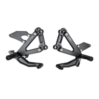Bonamici Racing Rearsets To Suit Ducati PaulSmart/Sport 1000 2005 - 2006 (Black)