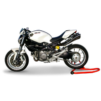 HP Corse Ducati Monster 1100/769/696 Hydroform Black Exhaust