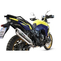 GPR Exhaust To Suit Suzuki V-STROM DL 800 DE - SE 2023-2025, Furore-X Acciaio Inox, Homologated legal slip-on exhaust including removable db killer an