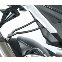 R&G Racing Exhaust Hanger To Suit Aprilia RSV4/Tuono Models (Black)