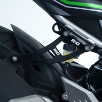 R&G Racing Exhaust Hanger & Footrest Blanking Plate Kit To Suit Kawasaki Ninja 125 '19-