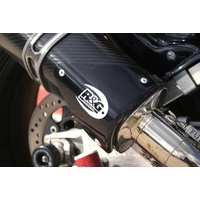 R&G Racing Tri Oval Exhaust Protector To Suit Suzuki GSX-R1000 2007 - 2008 (Black)
