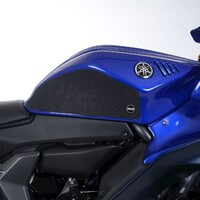 R&G Racing R&G Tank Traction Grips To Suit Yamaha YZF-R7 (2022 - Onwards) - Black