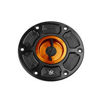Bonamici Racing Aluminium Fuel Tank Cap To Suit KTM 1290 Superduke (2013 - 2023) - Orange