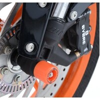 R&G Racing Fork Protectors To Suit KTM 125 Duke '11-'23 ,200 duke '12-, 390 Duke '13-'23, RC125/200 '14- RC390 '14-'21, 250 Duke '17-, Husqvarna V
