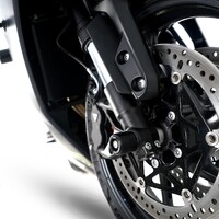 R&G Racing Fork Protectors To Suit Triumph Street Triple 765 RS/R/S '17-, Daytona 660 '24- & Daytona Moto2™ 765 '20- (small bobbin)