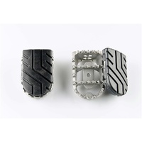 SW-Motech ION footrests. Stainless steel. In pairs. (FRS.00.011.10000/S)