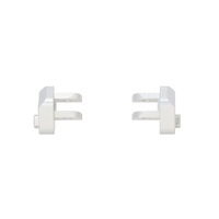 SW-Motech Mounting Kit For ION footrest. Silver. Aprilia-, BMW-, Suzuki- models. (FRS.05.011.80002/S)