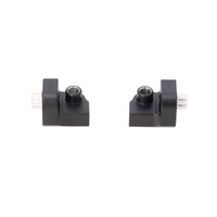SW-Motech Mounting Kit For EVO footrest. Black. Yamaha Tenere 700 Modelle (19-). (FRS.06.112.80201/B)