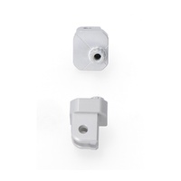SW-Motech Mounting Kit For EVO footrests. Silver. Yamaha Tracer 9 (20-). (FRS.06.112.80300/S)