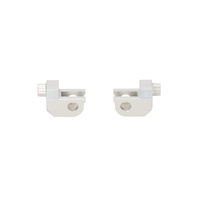 SW-Motech Mounting Kit For EVO footrest. Silver. Kawasaki models. (FRS.08.112.80102/S)