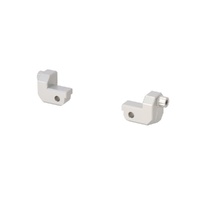SW-Motech Mounting Kit For EVO passenger footrest. Silver. Triumph Tiger 1200 models (22-). (FRS.11.112.80700/S)