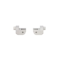 SW-Motech Mounting Kit For EVO footrest. Silver. Ducati models / Benelli TRK 502 X (18-). (FRS.22.112.80002/S)