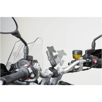 SW-Motech 1" ball kit. Incl. M6/M8 screws, handelbar clamp for diam 22-28mm. (GPS.00.308.30100/B)