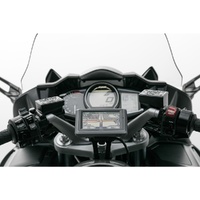 SW-Motech GPS Mount For Handlebar - Black. Yamaha FJR 1300 (04-). (GPS.06.646.10200/B)