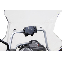 SW-Motech GPS mount for crossbar diam 17 mm. Shock absorbent. BMW R 1200 GS Adventure (08-). (GPS.07.637.10000/B)