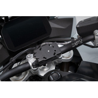 SW-Motech GPS Mount For Handlebar - Black. BMW models. (GPS.07.646.11201/B)