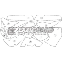 Eazi-Guard Paint Protection Film for BMW S1000RR 2015 - 2017  gloss