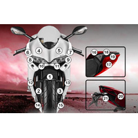Eazi-Guard Paint Protection Film for Ducati Panigale 1299  gloss