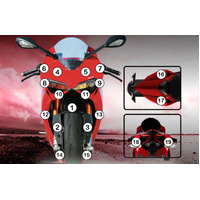 Eazi-Guard Paint Protection Film for Ducati Panigale 899 1199  gloss