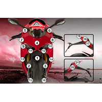 Eazi-Guard Paint Protection Film for Ducati Panigale V4 2018 - 2019  matte