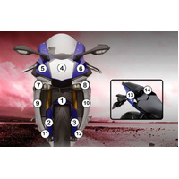 Eazi-Guard Paint Protection Film for Yamaha YZF-R1 2015 - 2019  matte