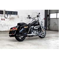 Miller Cleveland 107 | Slip-On Exhaust To Suit Harley-Davidson Electra Glide Standard, Road King (Standard, matt black)