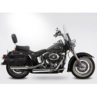 Miller Arizona II HC| Slip-On Exhaust To Suit Harley-Davidson Heritage Classic (SlashCut, high-gloss polished)