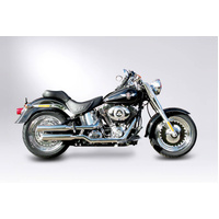 Miller Montana BL | Slip-On Exhaust To Suit Harley-Davidson Blackline (Tapered, matt black)