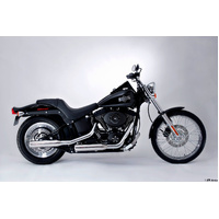 Miller Arizona NT | Slip-On Exhaust To Suit Harley-Davidson Night Train (SlashCut, high-gloss polished)