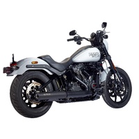Miller Liberty LRS Slip-On Exhaust To Suit Harley-Davidson Low Rider S (Standard, Matt Black)
