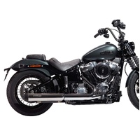 Miller Liberty LRST | Slip-On Exhaust To Suit Harley-Davidson Low Rider ST (Tapered, matt black)