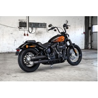 Miller Destiny SB | Slip-On Exhaust To Suit Harley-Davidson Street Bob (Tapered, matt black)