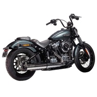 Miller Liberty SB | Slip-On Exhaust To Suit Harley-Davidson Street Bob (Tapered, matt black)
