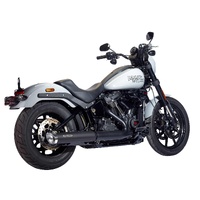 Miller Liberty SB | Slip-On Exhaust To Suit Harley-Davidson Street Bob (SlashCut, high-gloss polished)