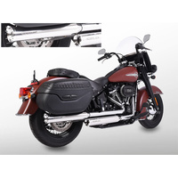 Miller Independence D | Slip-On Exhaust To Suit Harley-Davidson Deluxe (Tapered, matt black)