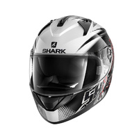 Shark Ridill Finks Helmet (White/Black/Red)
