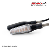 Koso GW-04 INDICATOR LIGHT MATT BLACK (PAIR)