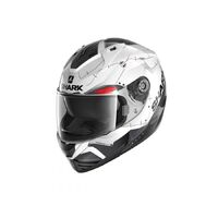 Shark Ridill Mecca Helmet (White, Black, Red) [Size: XL]